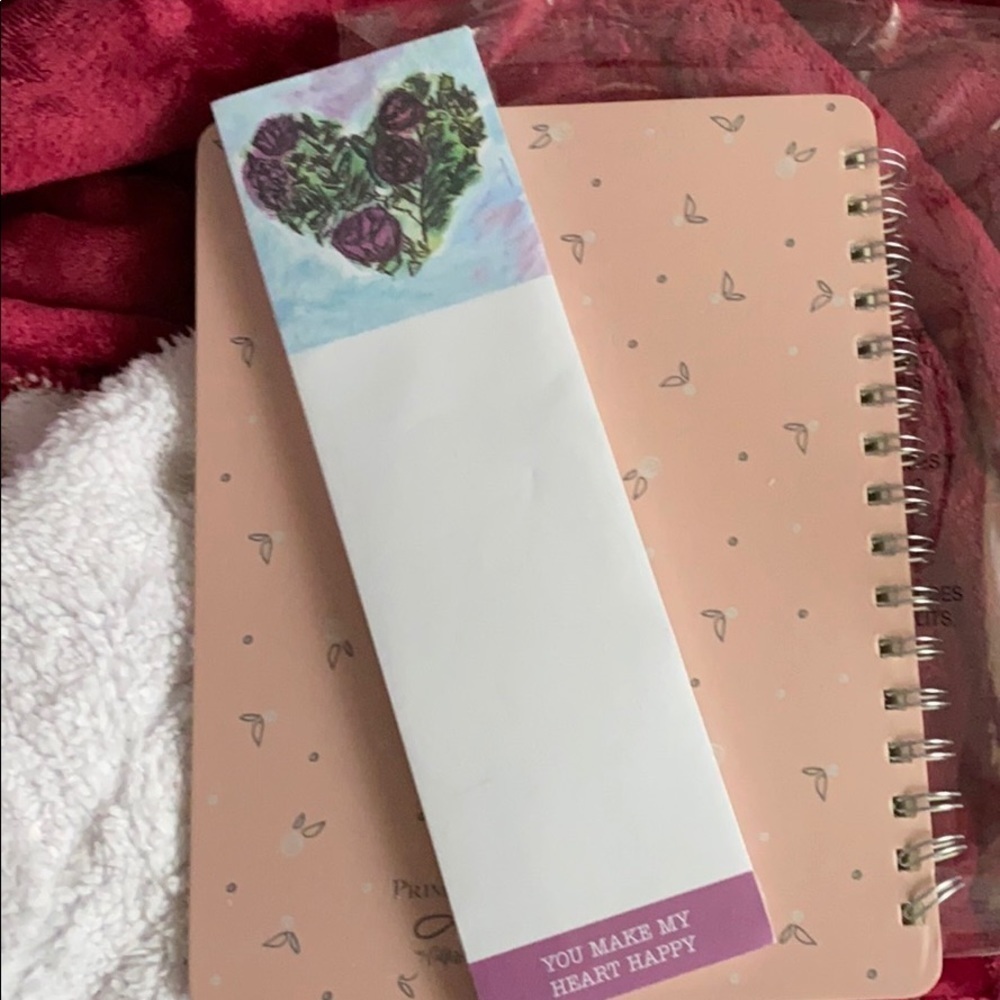 List Notepad "You make my heart happy"